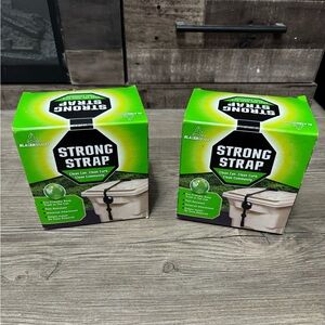 2 Blazer Brand Strong Strap Lid Lock for 32–96 Gallon Garbage Cans. New in Box